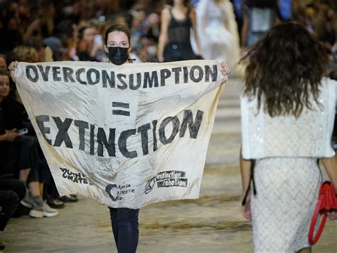 protester at louis vuitton fashion show|Louis Vuitton fashion show models.